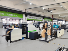RHHF-220F Máquina de bolsa de papel automática completa com alça plana