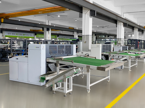 K21 Máquina de corte de papelão de papel rotativo